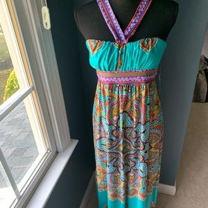 Multi-color maxi dress